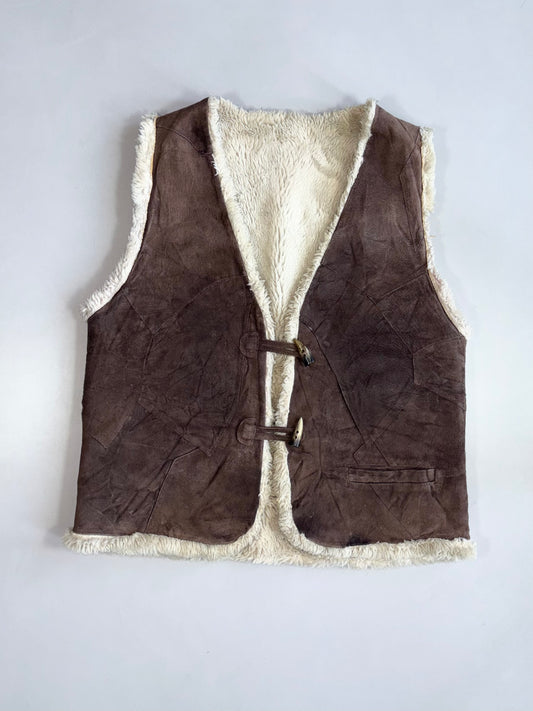 !       Premium Original Pure Suede Leather Vest (M)