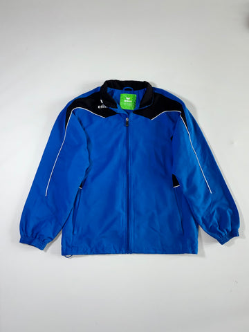 Erima Full-Zip Windbreaker Training Jacket  Royal Blue & Black (M)