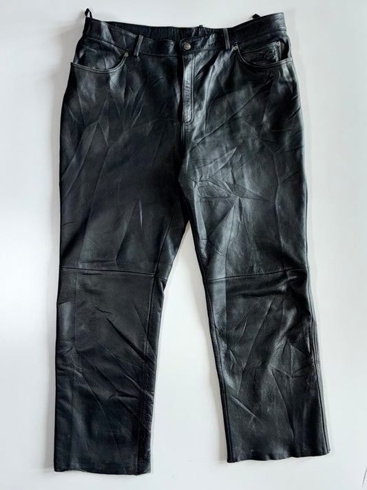 Motor Harley Davidson Premium Original Pure Heavy Leather Pant (W:40 |L:45 )