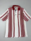 Lacoste Vintage Vertical Stripe Polo Shirt  (S)