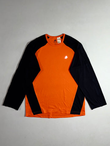 Adidas | Orange Black Sample Raglan Jersey Long Sleeve (L)