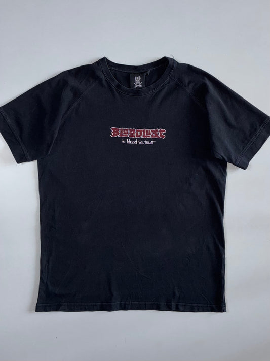 Bloodlust “In Blood We Trust” Embroidered Graphic T-Shirt Black (M)