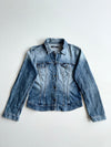Vintage Blue GAS Jeans Light Wash Denim Trucker Jacket women’s (S)