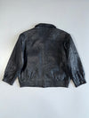 Premium Original Pure Heavy Leather Jacket with Detachable Arm (2XL)