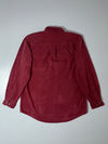 L.L.Bean | Maroon Cotton Button-Down Shirt | (L)