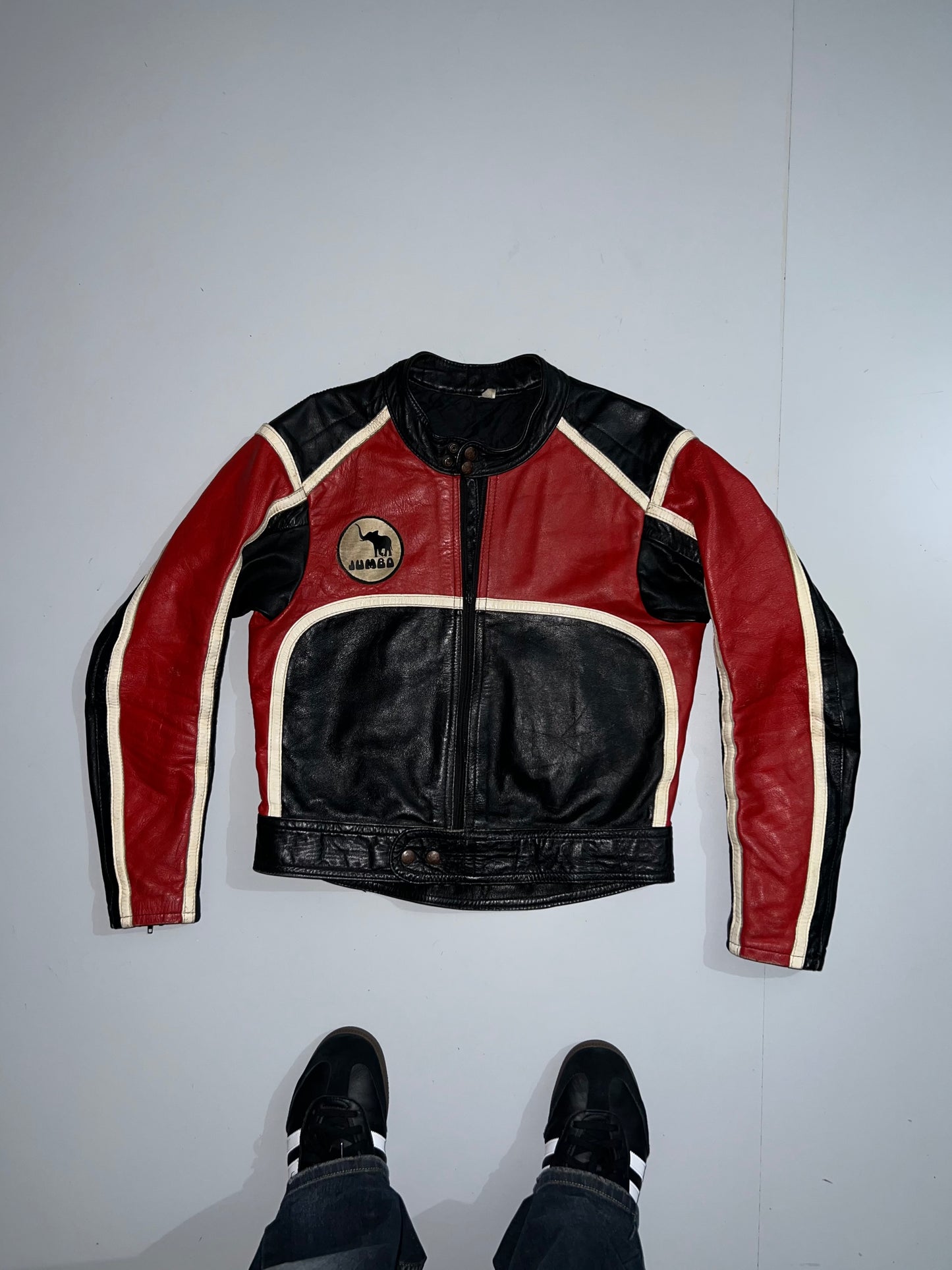 ZSuper Premium Original Leather Racing Jacket (S)