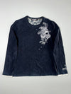 Big Train Osaka | Embroidered Dragon Sakura Long Sleeve Tee Navy | (L)