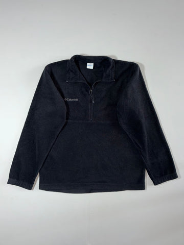 Columbia Black Quarter-Zip Fleece Pullover (L)