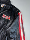 Vintage USA Flag Leather Racing Jacket (2XL/3XL)