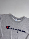 Champion Script Logo Crewneck Sweatshirt – Grey (L)
