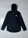 Puma Evostripe Zip-Up Hoodie – Black Textured Panel (S)