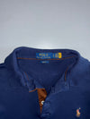 Polo Ralph Lauren Navy Long-Sleeve Polo – Multicolor Pony | Slim Fit (S)