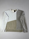 Adidas Patchwork Colorblock Crewneck Sweatshirt (L)