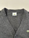 Lacoste Wool Blend Cardigan – Charcoal Grey (L)