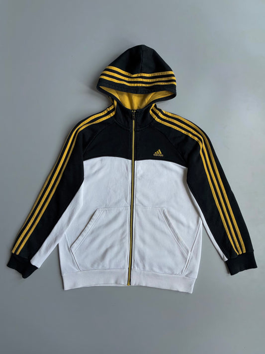 Adidas | Colorblock Hoodie Black White | (S)