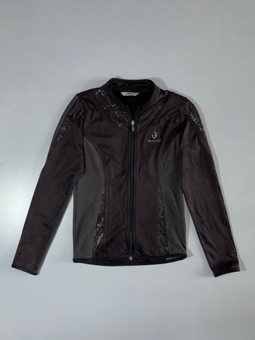 Black Yak Softshell Zip Jacket (Black Camo Print) (XS)