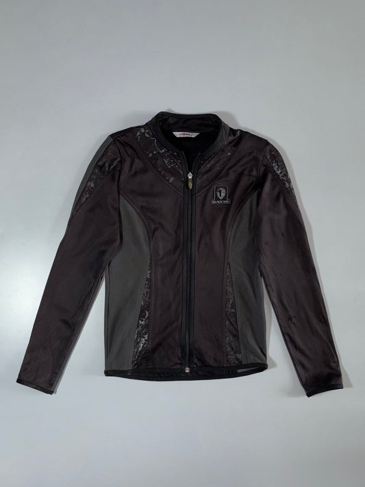 Black Yak Softshell Zip Jacket (Black Camo Print) (XS)