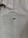 Vintage Lacoste Harrington Jacket – Beige Canvas Zip-Up (2XL)