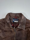 Vinateg Premium Original Bomber Leather Jacket (L)