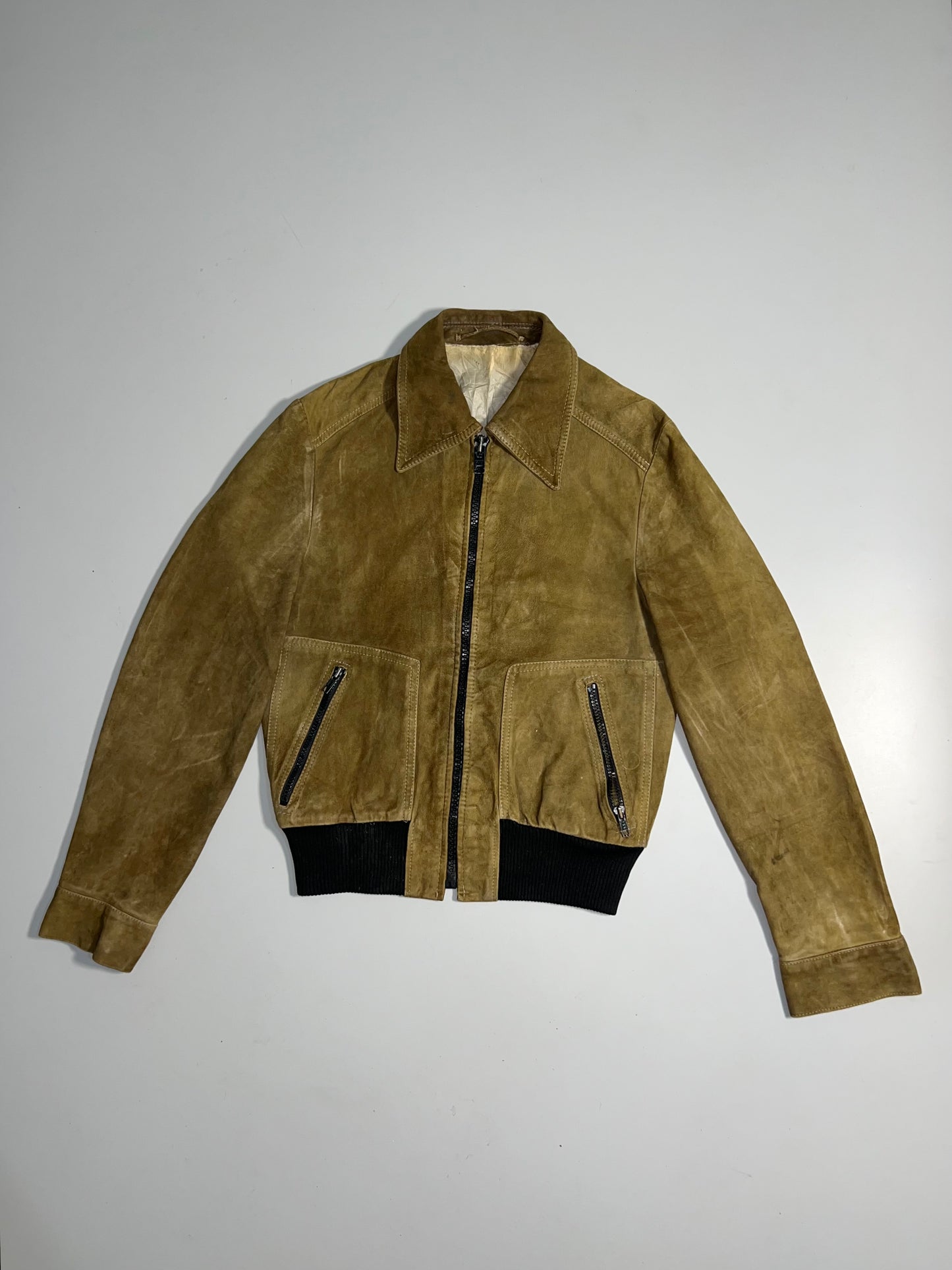 ZSuper Premium Original Sued Leather Jacket (RARE) (S/M)