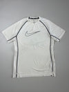 Nike Pro Dri-Fit White Compression Tee (L)