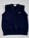 Lacoste Kids Navy V-Neck Sweater Vest – Size (XXS)