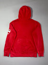 Champion Red Hoodie – Sleeve Script Logo | (M)