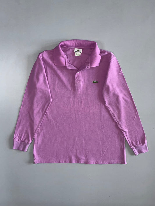 Lacoste Long Sleeve Croc Polo | Lilac Purple (M)