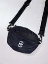 Vintage Adidas Originals Black Nylon Crossbody Bag (Inches:8)