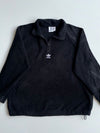 Adidas Originals Black Polar Fleece Half-Zip Pullover (2XL/3XL)