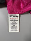 Superdry Original Windcheater Japan Hooded Jacket  Black Pink women's  (S)