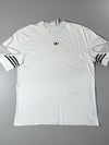 Adidas Originals Trefoil Outline Graphic Tee – White/Black (2XL)