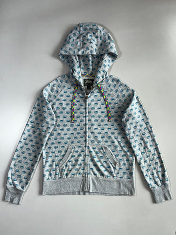 Roots Canada Allover Print Zip Hoodie (M)