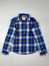 Vintage Abercrombie And Fitch Blue Yellow Plaid Shirt (S)