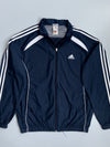 Adidas Climacool 3-Stripes Navy Windbreaker Track Jacket (M)