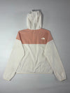The North Face | Colorblock Hooded Windbreaker – Cream & Pink | (Women’s M)