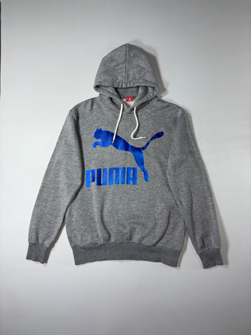 Puma | Y2K Metallic Big Logo Hoodie (M)