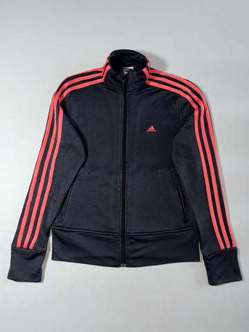 Adidas 3-Stripes Track Jacket – Black/Pink (XS)