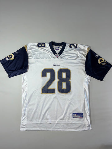 Reebok NFL St. Louis Rams #28 Marshall Faulk Football Jersey  (3XL/4XL)