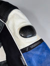 Vanucci by Enrico Vanucci High-Class Pure Leather Motorcycle Racing Jacket with Carbon Fiber Protectors & 3M Scotchlite (PADDED) (L/XL)