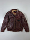 M.Flues Leather Bomber Jacket (L)