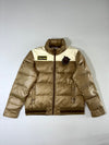 Bobson Jeans Gold Tan Hooded Puffer Jacket  (L/XL) (Detachable Cap)