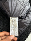Ellesse Black Sherpa Fleece Toggle Jacket(2XL)