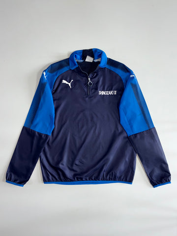 Puma “Shinozaki II” Quarter-Zip Track Jacket – Navy/Blue (S)