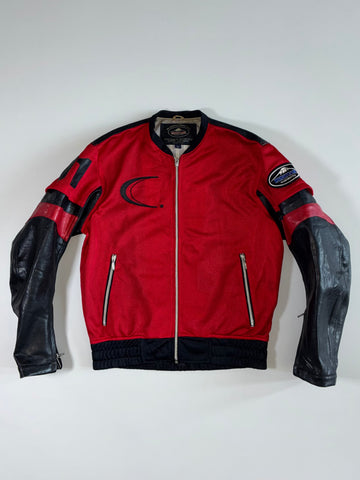 Kushitani Racing Red Mesh-Leather Moto Jacket (M/L)
