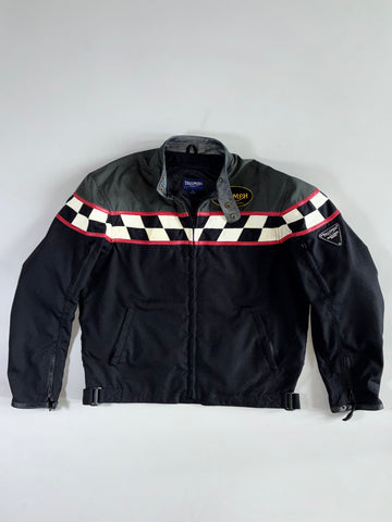 Triumph Motorcycles Checkered Racing Jacket Padded (XL)