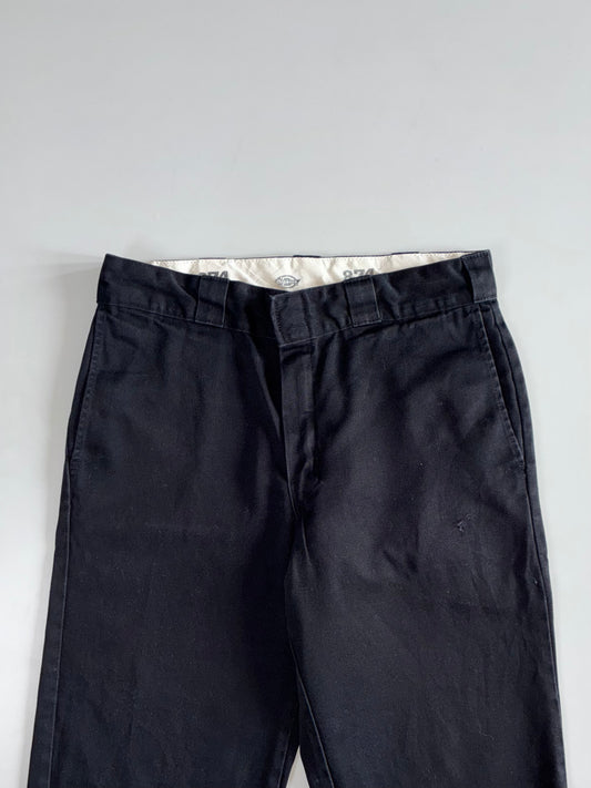 Dickies 874 Original Fit Black Work Pants (W:32|L:38)