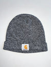 Vintage Carhartt Grey Marled Knit Beanie (H-11 inches/W-20)