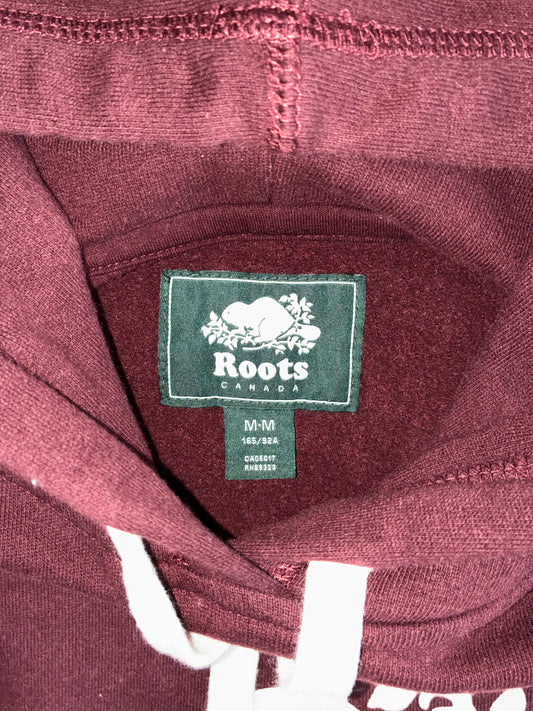 ROOTS | Beaver Logo Pullover Hoodie (M)