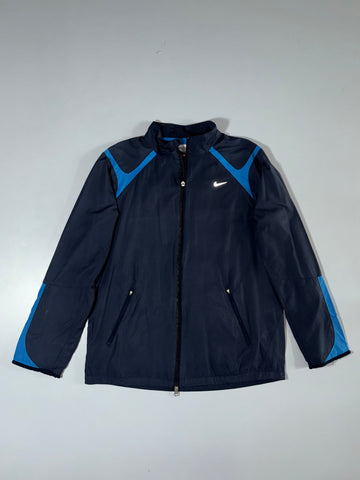 Nike Colorblock Full-Zip Track Jacket (Navy/Blue) – Size (XL)
